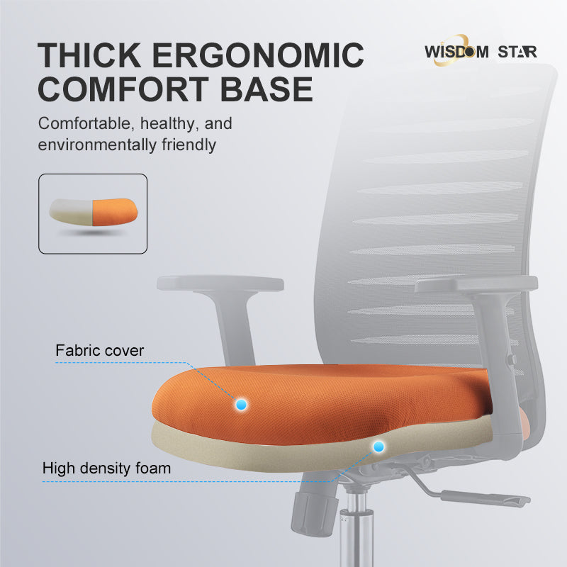 Wisdom Star Furniture Gaming Chair Comfortable Office Chair Ergonomic Chair Class 3 Gaslift+125° Lay Back Chair