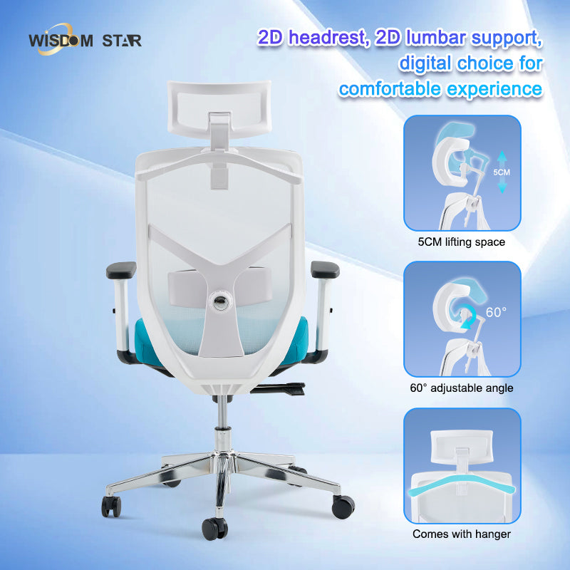 Perfect combination of office chair and ergonomic chair. Large angle adjustment + multiple armrests optional + special materials for the first time. wisdom star C39: digital art innovation
